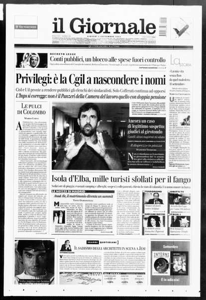 Il giornale : quotidiano del mattino